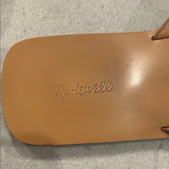 Madewell Brown Leather Sandals - Picture 2 of 2